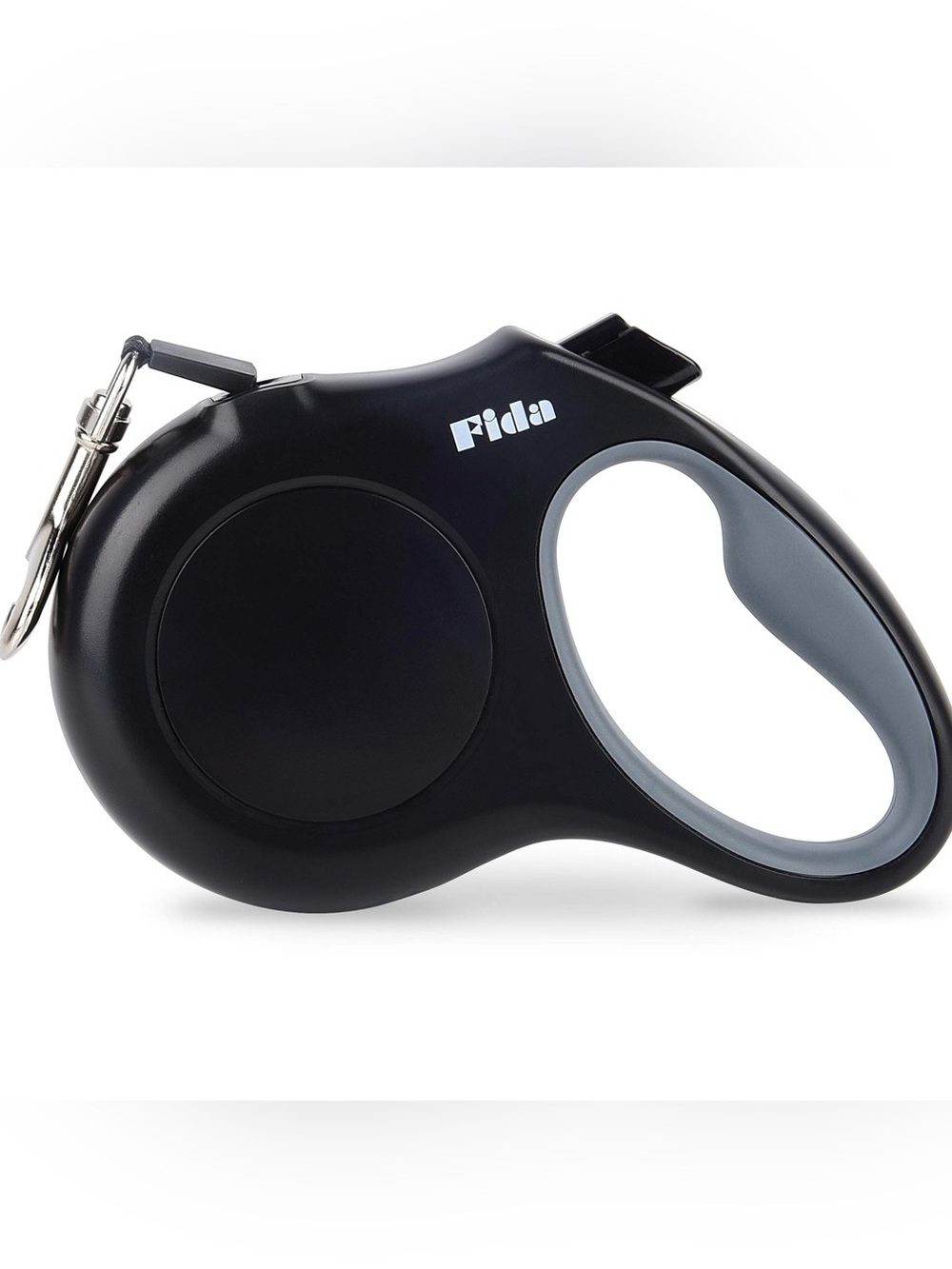 Fida Retractable Dog Leash in Black and Gray